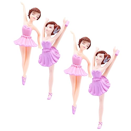 Ciieeo 4 Stück Teiliges Ballerina Tortendekor Tanzende Mädchen Figuren für Kuchen Cupcake Topper Zubehör für Geburtstagsfeiern und Tanzpartys und Süßem Ciieeo 4 Stück Teiliges Ballerina Tortendekor Tanzende Mädchen Figuren für Kuchen Cupcake Topper Zubehör für Geburtstagsfeiern und Tanzpartys und Süßem von Ciieeo