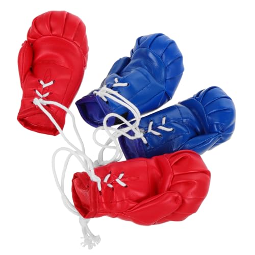 Ciieeo 4 Stück Teiliges Mini Realistische Miniatur Boxing Handschuhe in Rot und Blau Auto innenspiegel Anhänger Kompakte Deko für Zuhause Tasche für Boxfans Ciieeo 4 Stück Teiliges Mini Realistische Miniatur Boxing Handschuhe in Rot und Blau Auto innenspiegel Anhänger Kompakte Deko für Zuhause Tasche für Boxfans von Ciieeo