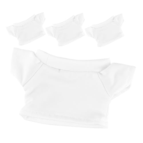 Ciieeo 4 Stück Teiliges T Shirt für Bären Weiche Baumwollkleidung für Plüschtiere Tierkleidung für Puppen Dekorative Outfits für Verschiedene Anlässe Einfach zu Tragen und Kreativ Ciieeo 4 Stück Teiliges T Shirt für Bären Weiche Baumwollkleidung für Plüschtiere Tierkleidung für Puppen Dekorative Outfits für Verschiedene Anlässe Einfach zu Tragen und Kreativ von Ciieeo