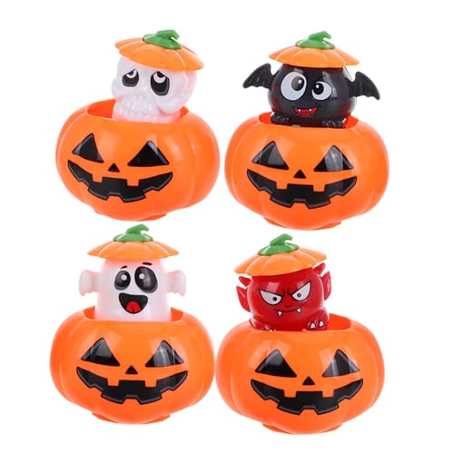 Ciieeo 4Stücke Halloween Uhrwerk Spielzeuge Lustige Kürbis Spielzeuge für Partygeschenke Süßes oder Saures Belohnungen im Klassenzimmer Karnevalsartikel Ciieeo 4Stücke Halloween Uhrwerk Spielzeuge Lustige Kürbis Spielzeuge für Partygeschenke Süßes oder Saures Belohnungen im Klassenzimmer Karnevalsartikel von Ciieeo