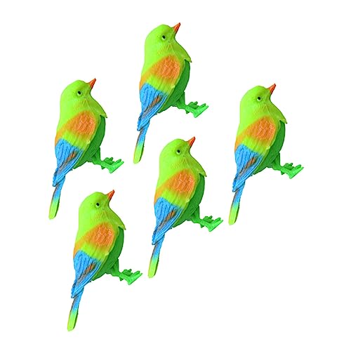 Ciieeo Realistisches Vogelspielzeug 5 Aktivierte Ornamente Für Kinder Heimbüro Gartendekoration von Ciieeo