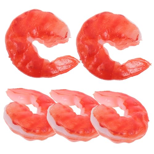 Ciieeo 5 Stück Garnelenmodell simuliertes Sushi künstliche Nahrung Prop Essen Mini -Küche Requisiten realistische Meeresfrüchte Garnelen aus der Dose winzig PVC Ciieeo 5 Stück Garnelenmodell simuliertes Sushi künstliche Nahrung Prop Essen Mini -Küche Requisiten realistische Meeresfrüchte Garnelen aus der Dose winzig PVC von Ciieeo