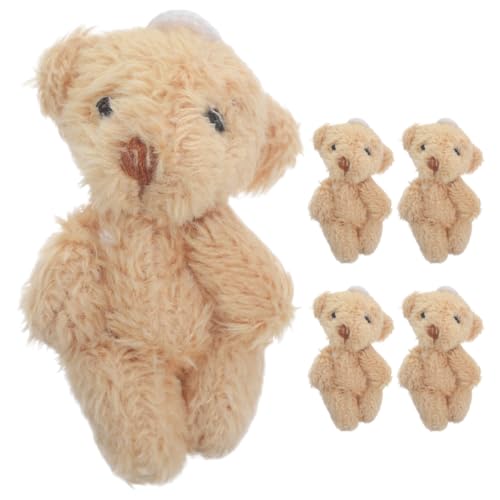 Ciieeo 5 Stück kleine Bären Taschenbär Bär Schlüsselanhänger Plüsch ausgestopfter Bär Miniatur-Kuscheltiere Minibären aus Plüsch Bär Plüsch Tierschlüsselketten Mini-Stoffbären Khaki Ciieeo 5 Stück kleine Bären Taschenbär Bär Schlüsselanhänger Plüsch ausgestopfter Bär Miniatur-Kuscheltiere Minibären aus Plüsch Bär Plüsch Tierschlüsselketten Mini-Stoffbären Khaki von Ciieeo