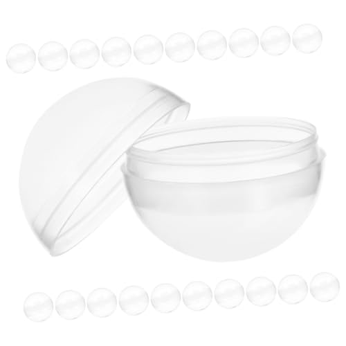 Ciieeo 50 Stück Gacha-Schale Spielzeugautomat befüllbare Gewinnbälle Kapseln Leere Automatenkapseln Eierspielzeugverkaufsmaschine Zubehör Plastik Transparent Ciieeo 50 Stück Gacha-Schale Spielzeugautomat befüllbare Gewinnbälle Kapseln Leere Automatenkapseln Eierspielzeugverkaufsmaschine Zubehör Plastik Transparent von Ciieeo