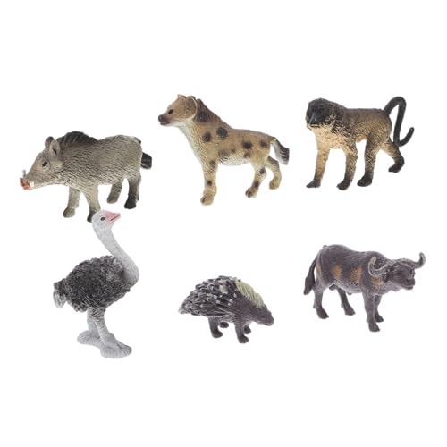 Ciieeo 6 Stück Afrikanische Tiermodelle Wilde Tierfiguren Miniatur-Tierfiguren Bison- künstliches Tier kleine Tierfiguren Kleine Tiere Spielzeugtiere Mini-Tierfiguren Harz Ciieeo 6 Stück Afrikanische Tiermodelle Wilde Tierfiguren Miniatur-Tierfiguren Bison- künstliches Tier kleine Tierfiguren Kleine Tiere Spielzeugtiere Mini-Tierfiguren Harz von Ciieeo