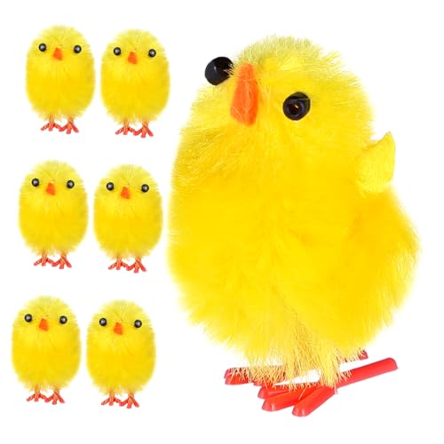 Ciieeo 6 Stück Teiliges Küken aus Hochwertigem Kunststoff Kreative Ostern Dekoration für Schreibtisch und Büro Kompakte Tischdeko für Party und Langlebig und Stilvoll Ciieeo 6 Stück Teiliges Küken aus Hochwertigem Kunststoff Kreative Ostern Dekoration für Schreibtisch und Büro Kompakte Tischdeko für Party und Langlebig und Stilvoll von Ciieeo
