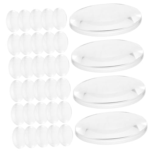 Ciieeo 60 Stück Teiliges Transparente Acryl Doppelkonvexlinsen Leichte Optische Sammellinsen für Physikunterricht DIY projekte und Experimentelle Lichtbündelung im Schulbetrieb von Ciieeo