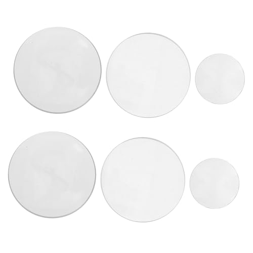 Ciieeo 6Stücke Doppelkonvexes Glaslinse Brennweiten Optische Linsen Für Labor Unterricht Langlebig Vielseitig Einsetzbar von Ciieeo
