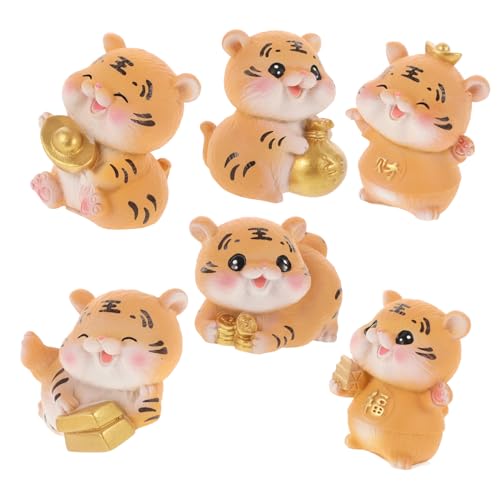 Ciieeo 6st Glückliche Tigerverzierung Bär Figur Frosch Engelsfigur Tiere Katzenfigur Halter REH Im Freien Plüsch Tierfiguren Tigerjahr-Verzierungen Autodekorationen Harz Golden Ciieeo 6st Glückliche Tigerverzierung Bär Figur Frosch Engelsfigur Tiere Katzenfigur Halter REH Im Freien Plüsch Tierfiguren Tigerjahr-Verzierungen Autodekorationen Harz Golden von Ciieeo