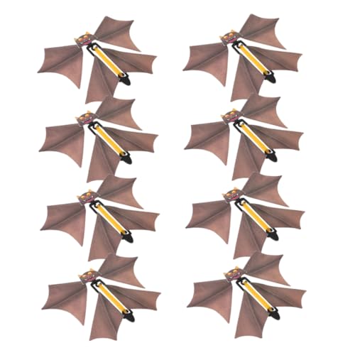 Ciieeo 8 Stück Teiliges Wind Up Fledermaus für Halloween Magische Überraschungs Requisiten für Bühnenaufführungen Lustige Pranks und Unterhaltsame Shows Lichtbraun Ciieeo 8 Stück Teiliges Wind Up Fledermaus für Halloween Magische Überraschungs Requisiten für Bühnenaufführungen Lustige Pranks und Unterhaltsame Shows Lichtbraun von Ciieeo
