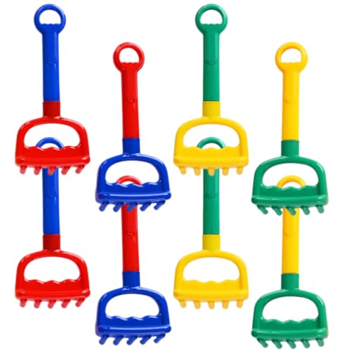 Ciieeo 8-teiliges Sandrechen-Set, Strandsandspielzeug für Kinder, Sandkastenspielzeug für Kleinkinder, Bunte Farben, Kunststoff, 22 x 9,5 x 5 cm Ciieeo 8-teiliges Sandrechen-Set, Strandsandspielzeug für Kinder, Sandkastenspielzeug für Kleinkinder, Bunte Farben, Kunststoff, 22 x 9,5 x 5 cm von Ciieeo