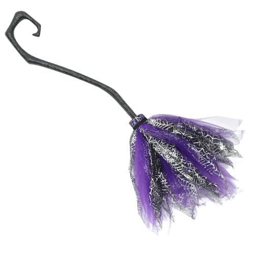 Ciieeo Abnehmbarer Kunststoff Hexenbesen Halloween Dekoration Cosplay Requisite Flexibler Hexen Reisigbesen für Fasching Party Ciieeo Abnehmbarer Kunststoff Hexenbesen Halloween Dekoration Cosplay Requisite Flexibler Hexen Reisigbesen für Fasching Party von Ciieeo