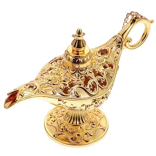 Ciieeo Gold Retro Lampe 12cm Imitiert Lampe Für Wohnkultur Vintage Desktop Ornament von Ciieeo