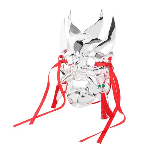 Ciieeo Bemalte Standspielmaske Samurai Maske Für Cosplay Gesichtsbedeckung Aus Kunststoff Opernmaske Für Halloween Party Opernmaske Traditionelle Opernmaske Opernmaske Opern von Ciieeo