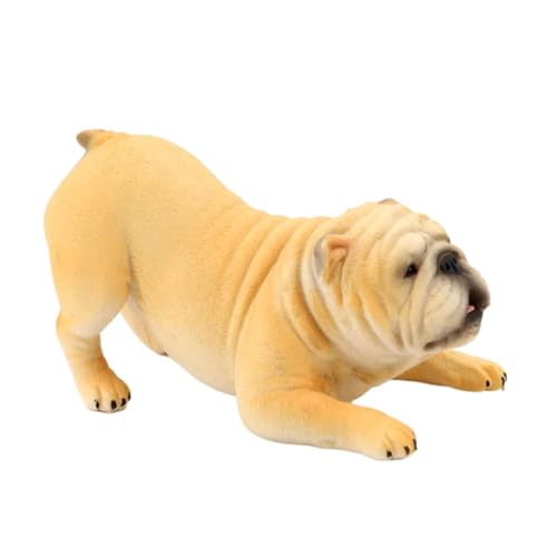 Ciieeo Bulldog Figurine Hundemodell Für Lernspielzeug Frühen Entwicklung Perfektes Für Geburtstage Und Feiertage von Ciieeo