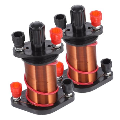 Ciieeo Elektromagnetische Kupferspulen, Lehrspule, Physik, Experiment, Magnetspule für Schule, Labor, tragbar, 2 Stück Ciieeo Elektromagnetische Kupferspulen, Lehrspule, Physik, Experiment, Magnetspule für Schule, Labor, tragbar, 2 Stück von Ciieeo