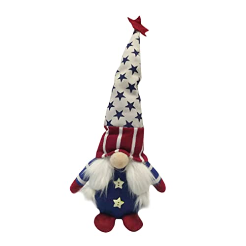 Ciieeo Gedenktag-zwerg Schreibtisch-zwerg-Puppe Unabhängigkeitstag-Puppe Festlicher Schmuck von Ciieeo
