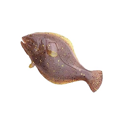 Ciieeo Fische Kinderspielzeug Simulierte Schüssel Aquarium Essen Angelspiel Für Kleinkinder Meerestiere Tiermodell Simulationsfisch Plastik von Ciieeo