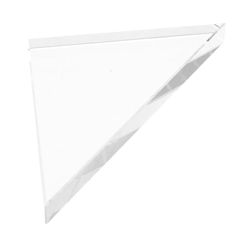 Ciieeo Glas dreieckprisma Physikunterricht Transparentes Optisches Glas Langlebig und Einfach zu Bedienen für Schulische Wissenschaftsexperimente und Optische Lernzwecke von Ciieeo