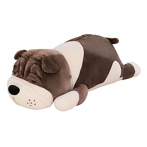 Ciieeo Hundekissen Plüschfigur Süßer Shar Pei Stofftier Kissen für Tiefbraun als Dekoration und Kuschelkissen für Schlafzimmer und Wohnzimmer Ciieeo Hundekissen Plüschfigur Süßer Shar Pei Stofftier Kissen für Tiefbraun als Dekoration und Kuschelkissen für Schlafzimmer und Wohnzimmer von Ciieeo