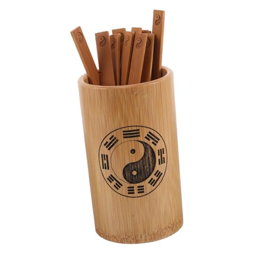Ciieeo I Ching Divinationsstäbe aus mit Tragbarem Eimer für Genaue Feng Shui Vorhersagen Traditionelles Chinesisches Wahrsage und Lernwerkzeug zur Entscheidungsfindung und Ciieeo I Ching Divinationsstäbe aus mit Tragbarem Eimer für Genaue Feng Shui Vorhersagen Traditionelles Chinesisches Wahrsage und Lernwerkzeug zur Entscheidungsfindung und von Ciieeo