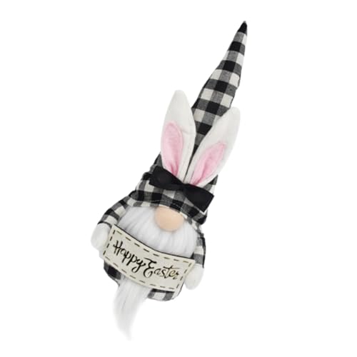 Ciieeo Kaninchen Türstopper Halloween Kaninchenzwergfigur Ostern Heimdekoration hasenfiguren gartendeko Ostern Aber plüschhase Ostern gesichtslose Puppendekoration Stoffhandwerk Osterdeko von Ciieeo