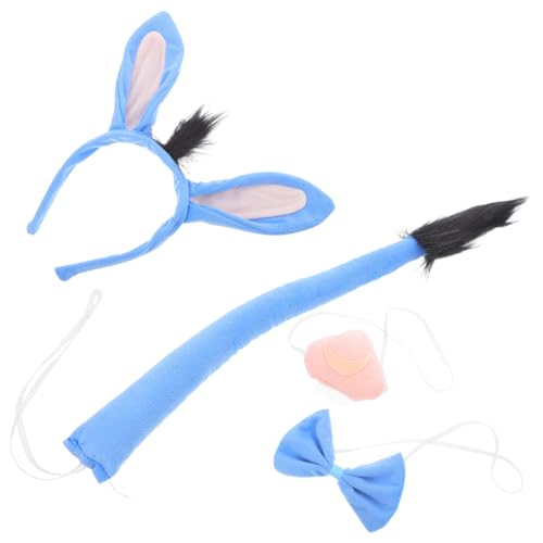 Ciieeo Kostüm Zubehör Set Ohren Haarreif Nase und Fliege für Halloween Karneval und Tierische Partys Bequem und Atmungsaktiv für Damen Ciieeo Kostüm Zubehör Set Ohren Haarreif Nase und Fliege für Halloween Karneval und Tierische Partys Bequem und Atmungsaktiv für Damen von Ciieeo