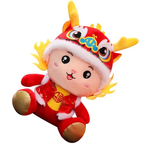 Ciieeo Kuscheltier Drache Stofftierpuppe Maskottchen-Drachenpuppe Drachenpuppenspielzeug ausgestopftes Drachenspielzeug Plüschdrache Drachenpuppen- Drache Stoffpuppe PP Baumwolle rot Ciieeo Kuscheltier Drache Stofftierpuppe Maskottchen-Drachenpuppe Drachenpuppenspielzeug ausgestopftes Drachenspielzeug Plüschdrache Drachenpuppen- Drache Stoffpuppe PP Baumwolle rot von Ciieeo