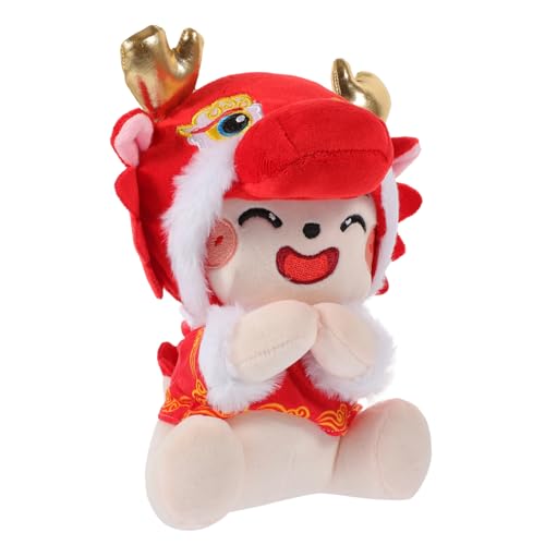 Ciieeo Kuscheltier Kawaii Plüschpuppe für Chinesisches Neujahr Weicher Stoffdrache und Fotorequisit Vielseitig Einsetzbar für Zuhause und Unterwegs Ciieeo Kuscheltier Kawaii Plüschpuppe für Chinesisches Neujahr Weicher Stoffdrache und Fotorequisit Vielseitig Einsetzbar für Zuhause und Unterwegs von Ciieeo