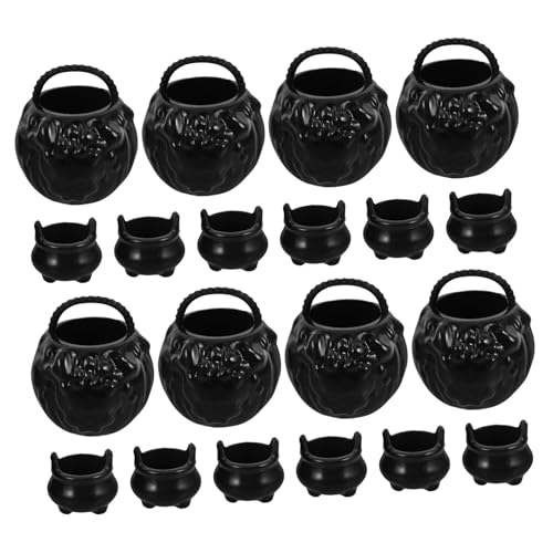 Ciieeo Mini Kessel Set für Halloween Teiliges Set aus Mini Kesseln und Hexen Buckets Dekoration für Kinderpartys und Miniatur Häuser Langlebig und Farbecht Ciieeo Mini Kessel Set für Halloween Teiliges Set aus Mini Kesseln und Hexen Buckets Dekoration für Kinderpartys und Miniatur Häuser Langlebig und Farbecht von Ciieeo