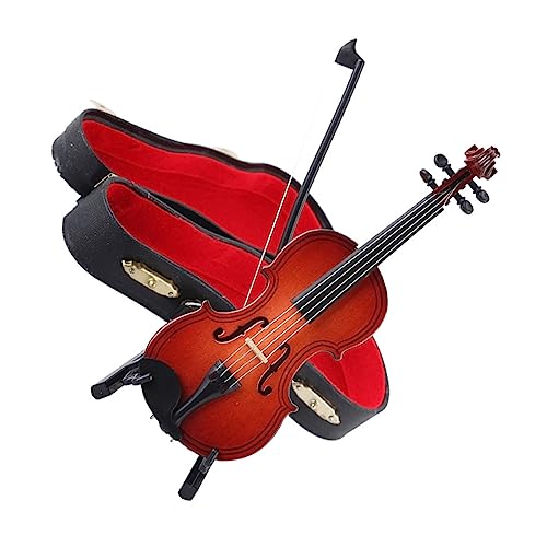 Ciieeo Mini Violine Modell Decor Miniatur Violine En Modell Handwerk Violine En Instrument Modell Desktop Violine Modell Schmuck Ciieeo Mini Violine Modell Decor Miniatur Violine En Modell Handwerk Violine En Instrument Modell Desktop Violine Modell Schmuck von Ciieeo