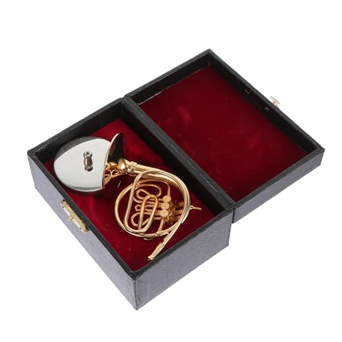 Ciieeo Verkupferte Hornform Zum Verzieren Künstlerisches Mini-Horn-Modell Für Die Dekoration Von Zuhause Und Cafés von Ciieeo