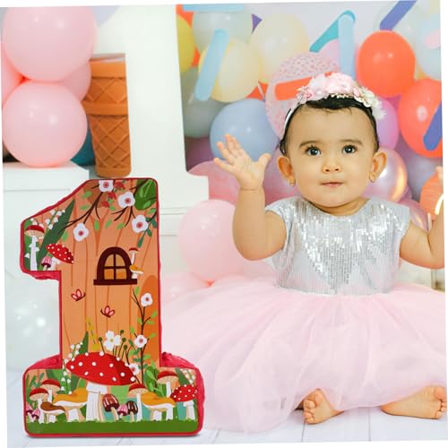 Ciieeo Mushroom Pinata für Junge Mädchen Geburtstag Deko mit Buntem Design für Mädchen Geburtstagsfeier Pinata Stick Auffälliges Candy Party für Unvergessliche Feiern von Ciieeo