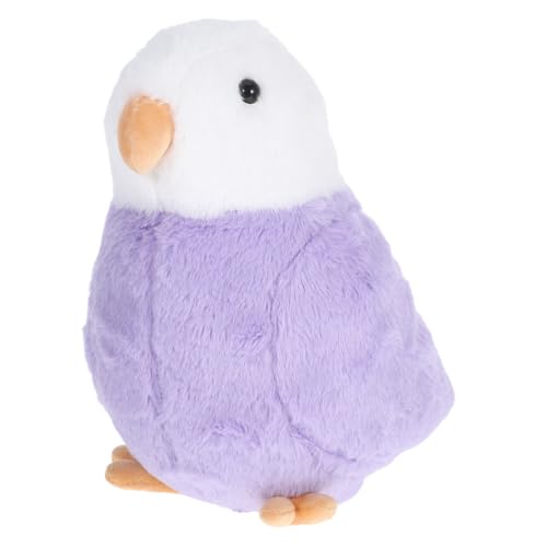 Ciieeo Papagei Puppe Papagei Stofftier Vogel-Kuscheltiere für neugeborenes Kuscheltier für Freundin kuscheln Sie Kissen Stofftier Vogel Plüsch Violett von Ciieeo