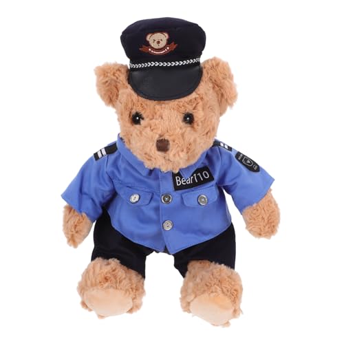 Ciieeo Polizeibärenpuppe Plüschspielzeug Kuscheltiere Bär Säuglingsspielzeug Bär Plüsch Plüschbär Stofftier Flauschige Kuscheltiere Plüschtiere zum Kuscheln Stofftierbär PP Baumwolle Ciieeo Polizeibärenpuppe Plüschspielzeug Kuscheltiere Bär Säuglingsspielzeug Bär Plüsch Plüschbär Stofftier Flauschige Kuscheltiere Plüschtiere zum Kuscheln Stofftierbär PP Baumwolle von Ciieeo