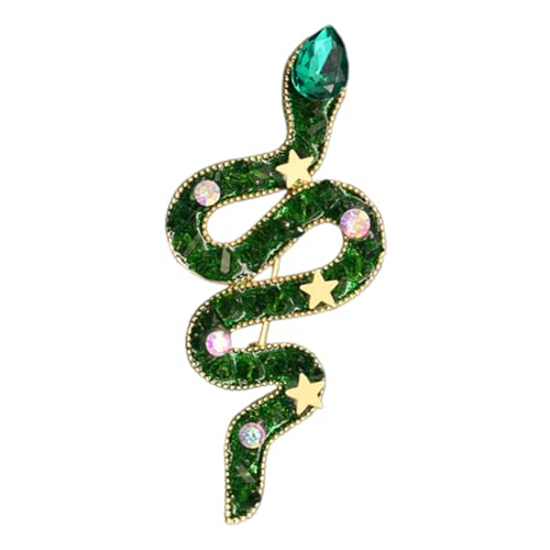 Ciieeo Schlangenbrosche Broschen für Damen Halloween-Brosche Tier Brosche Lustige Pin-Brosche Schlangenzubehör weihnachtsdekoration süße Brustnadel coole Stifte Tiernadeln Legierung Green Ciieeo Schlangenbrosche Broschen für Damen Halloween-Brosche Tier Brosche Lustige Pin-Brosche Schlangenzubehör weihnachtsdekoration süße Brustnadel coole Stifte Tiernadeln Legierung Green von Ciieeo