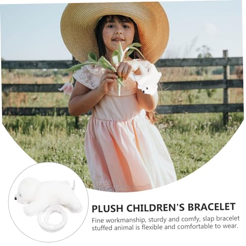 Ciieeo Schnapparmband Armband Kuscheltier Eisbär Weiches Slap Band Kindergeburtstag Party Geschenkidee Ciieeo Schnapparmband Armband Kuscheltier Eisbär Weiches Slap Band Kindergeburtstag Party Geschenkidee von Ciieeo