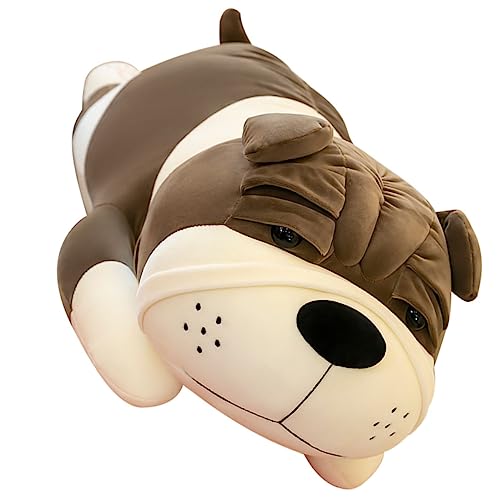 Ciieeo Shar Pei Puppe Kissen Plüsch Hundeleckerei Gefülltes Plüsch Hundespielzeug Hüpfendes Schweinchen Hundespielzeug Haustier Hundespielzeugkorb Hunde Bereicherungsspielzeug von Ciieeo