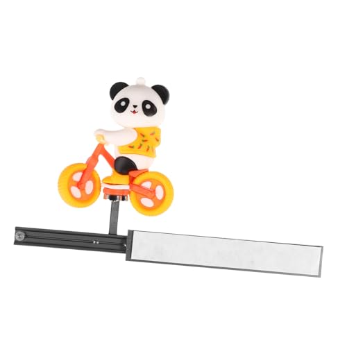 Ciieeo Skateboard-Bär Autozubehör Innenraum Cartoon-Puppen-Ornamente Autoinnendekorationen für Frauen Tischdekorationen süße Dekorationen fürs Auto PVC-Weichkleber Orange von Ciieeo