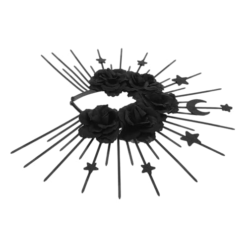 Ciieeo Stirnband Stirnband Halloween-stirnband Sterne Stirnbänder Haarbänder Frauen Krone Der Göttin Halloween-stirnbänder Für Frauen Stern- Und Mond-haarschmuck Plastik Schwarz Ciieeo Stirnband Stirnband Halloween-stirnband Sterne Stirnbänder Haarbänder Frauen Krone Der Göttin Halloween-stirnbänder Für Frauen Stern- Und Mond-haarschmuck Plastik Schwarz von Ciieeo