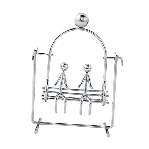 Ciieeo Swing Couple Balancing Toy Iron Art Balance Tumbler für Schreibtischdekoration und Stressabbau Kreatives Physikalisches für Erwachsene als zu Besonderen Anlässen von Ciieeo
