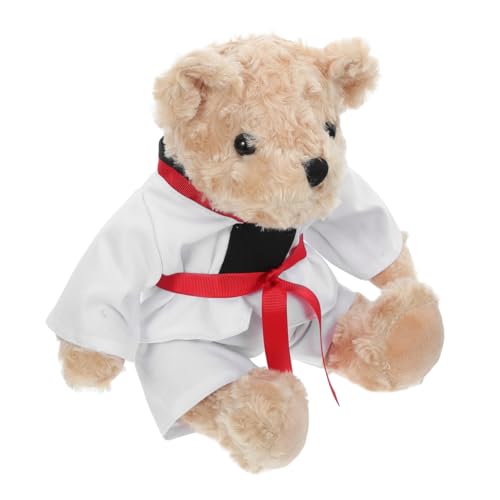 Ciieeo Taekwondo-bär Stofftier Plüschtier Und Kuschelig Für Taekwondo-enthusiasten Für Feiertage Geburtstage Und Besondere Anlässe von Ciieeo