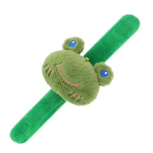 Ciieeo Frosch Armband aus Plüsch Schnapparmband für Kinder Ebene Schlagarmband Partygeschenk und Freundlich Ciieeo Frosch Armband aus Plüsch Schnapparmband für Kinder Ebene Schlagarmband Partygeschenk und Freundlich von Ciieeo