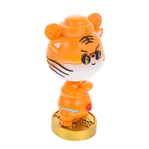 Ciieeo Tiger-wackelkopf-Ornament Tanzendes Tierspielzeug Plüsch Jahr Dekoration Kostüm Autodekoration Lebewesen Gefülltes Sparschwein Giraffe Cartoon- Stofftierzoo Orange Harz Ciieeo Tiger-wackelkopf-Ornament Tanzendes Tierspielzeug Plüsch Jahr Dekoration Kostüm Autodekoration Lebewesen Gefülltes Sparschwein Giraffe Cartoon- Stofftierzoo Orange Harz von Ciieeo