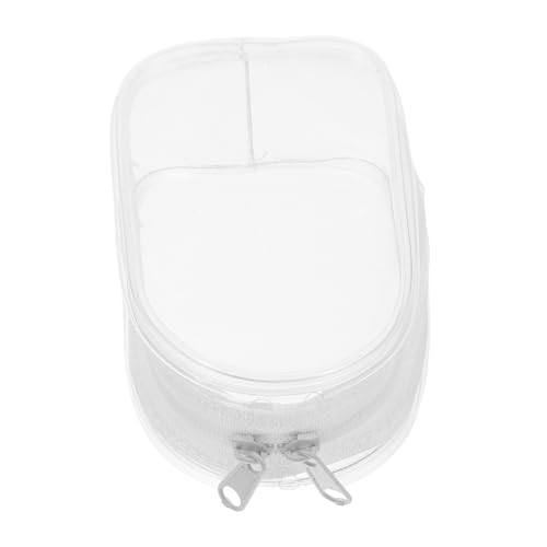 Ciieeo Transparente Puppentragetasche aus PVC mit Schlüsselanhänger Leichte Tragbare Aufbewahrungstasche für Kleine Puppen Multifunktionale Transparente Vitrine für Sammlerstücke und Leer von Ciieeo