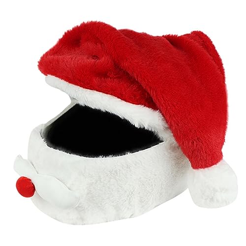 Ciieeo Weihnachtlicher Motorradhelm Überzug Santa Mütze Lustig Warm Helmdekoration Für Erwachsene Winter Outdoor Festliche Xmas Motorradkappe Ciieeo Weihnachtlicher Motorradhelm Überzug Santa Mütze Lustig Warm Helmdekoration Für Erwachsene Winter Outdoor Festliche Xmas Motorradkappe von Ciieeo