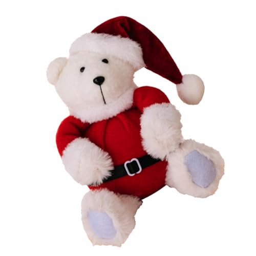 Ciieeo Weihnachtsbärenpuppe entzückendes Bärenspielzeug bequemer Kuschelbär Kuscheltiere Bär Kuscheltier für Teenager Zuhause Bärenpuppe Weihnachten ausgestopfter Bär tragen Stoff Ciieeo Weihnachtsbärenpuppe entzückendes Bärenspielzeug bequemer Kuschelbär Kuscheltiere Bär Kuscheltier für Teenager Zuhause Bärenpuppe Weihnachten ausgestopfter Bär tragen Stoff von Ciieeo