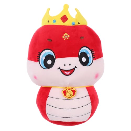 Ciieeo Zodiac Snake Doll Jahr des Drachen Plüschtier Drachenspielzeug Neujahrsdekorationen Neujahrsdrache Plüschdrache Stofftier Chinesisches Neujahrsspielzeug Rote Pp Baumwolle Ciieeo Zodiac Snake Doll Jahr des Drachen Plüschtier Drachenspielzeug Neujahrsdekorationen Neujahrsdrache Plüschdrache Stofftier Chinesisches Neujahrsspielzeug Rote Pp Baumwolle von Ciieeo