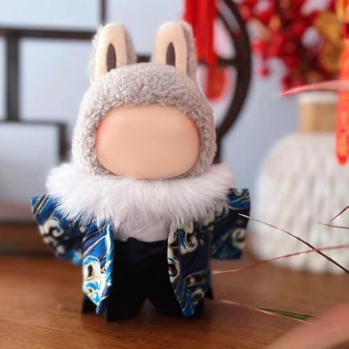 17 cm Puppenkleidung, bunte Kimono-Outfit-Sets, niedliche Anzug-Kleidung, Outfits für (keine Puppe), Mädchen, Jungen, Puppe, 17 cm Zubehör von Cikiki