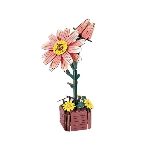 3D-Holzblumen-Puzzle für Erwachsene, DIY-Holzblumen-Modell-Bastelset, kreatives Hobby-Bauset, künstliche Blumen, Dekoration, Geschenk für Muttertag/Weihnachten/Geburtstag 3D-Holzblumen-Puzzle für Erwachsene, DIY-Holzblumen-Modell-Bastelset, kreatives Hobby-Bauset, künstliche Blumen, Dekoration, Geschenk für Muttertag/Weihnachten/Geburtstag von Cikiki